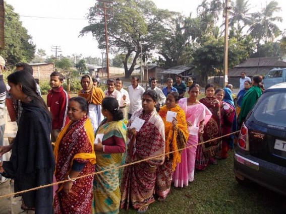 Polling starts in full swing across the state Polling starts in full swing across the state
